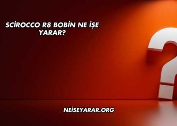 Scirocco R8 Bobin Ne İşe Yarar?