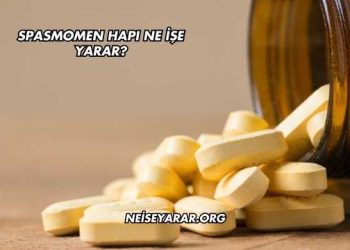 Spasmomen Hapı Ne İşe Yarar?