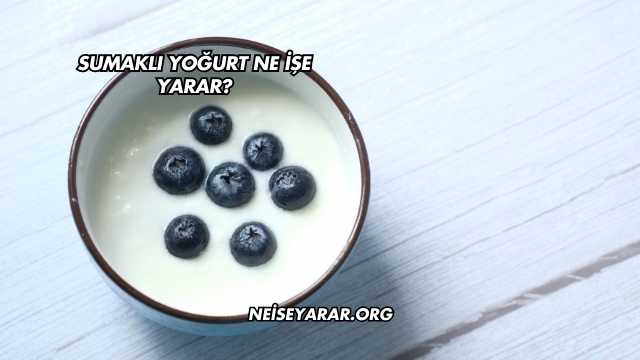 Sumaklı Yoğurt Ne İşe Yarar?