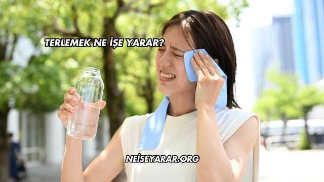 Terlemek Ne İşe Yarar?
