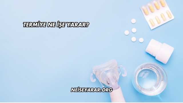 Termiye Ne İşe Yarar?