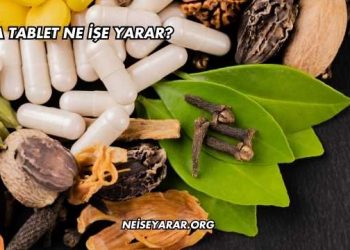 Vega Tablet Ne İşe Yarar?