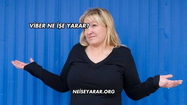 Viber Ne İşe Yarar?