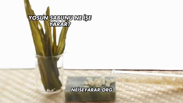 Yosun Sabunu Ne İşe Yarar?