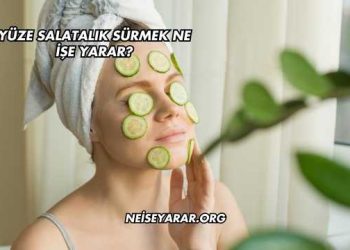 Yüze Salatalık Sürmek Ne İşe Yarar?