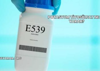 Potasyum Tiyosülfat Ne İşe Yarar?