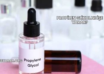 Propilen Glikol Ne İşe Yarar?