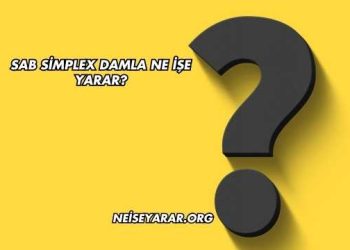 Sab Simplex Damla Ne İşe Yarar?