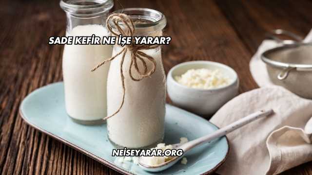 Sade Kefir Ne İşe Yarar?