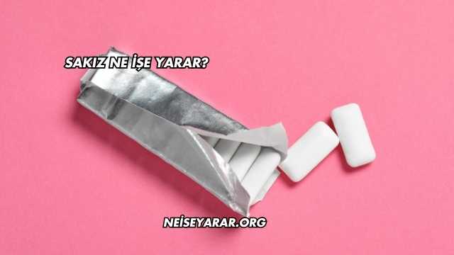 Sakız Ne İşe Yarar?