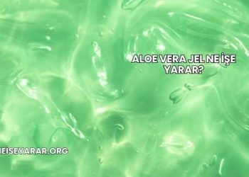 Aloe Vera Jel Ne İşe Yarar?
