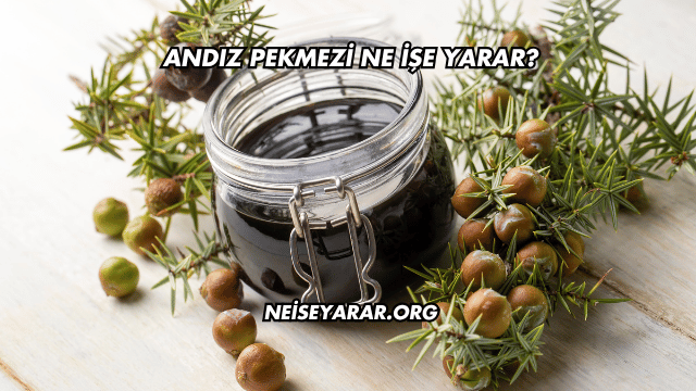 Andız Pekmezi Ne İşe Yarar?