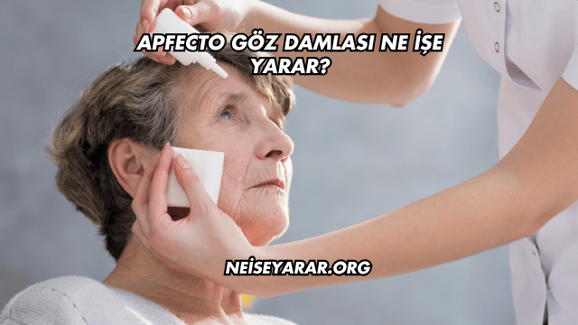 Apfecto Göz Damlası Ne İşe Yarar?