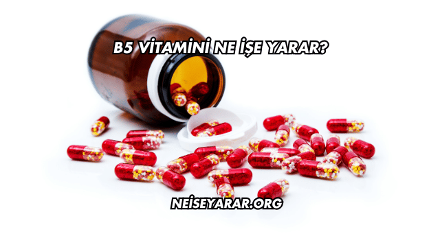 B5 Vitamini Ne İşe Yarar?