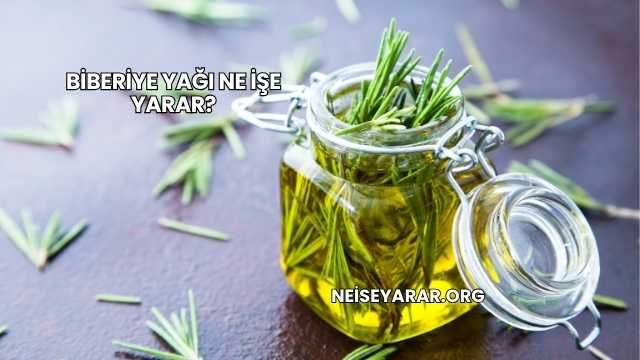 Biberiye Yağı Ne İşe Yarar?