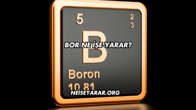Bor Ne İşe Yarar?