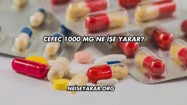 Cefec 1000 Mg Ne İşe Yarar?