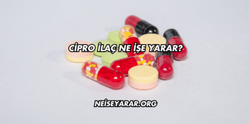 Cipro İlaç Ne İşe Yarar?