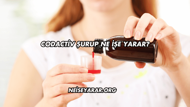 Codactiv Şurup Ne İşe Yarar?