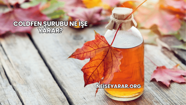 Coldfen Şurubu Ne İşe Yarar?