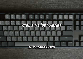 Ctrl S Ne İşe Yarar?