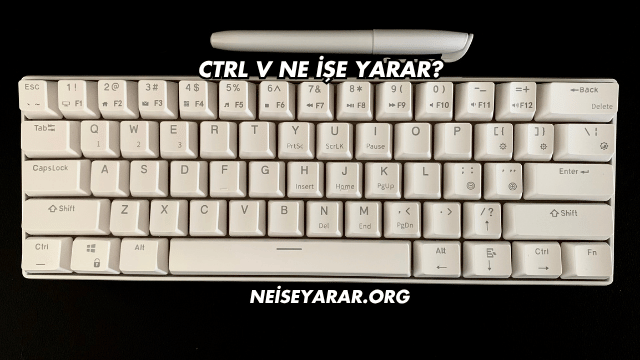 Ctrl V Ne İşe Yarar?