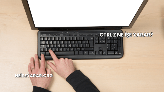 Ctrl Z Ne İşe Yarar?