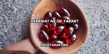 Debridat Ne İşe Yarar?