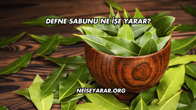 Defne Sabunu Ne İşe Yarar?