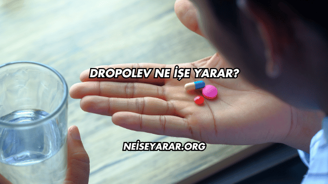 Dropolev Ne İşe Yarar?
