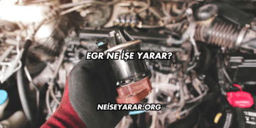 EGR Ne İşe Yarar?