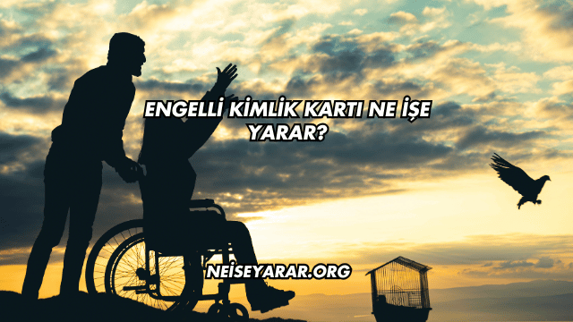 Engelli Kimlik Kartı Ne İşe Yarar