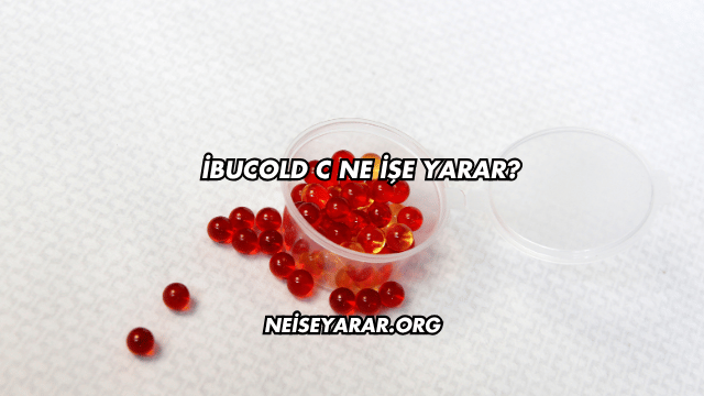İbucold C Ne İşe Yarar?