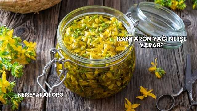 Kantaron Yağı Ne İşe Yarar?