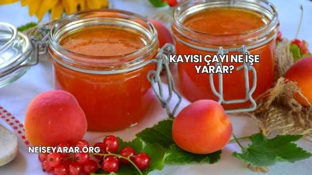 Kayısı Çayı Ne İşe Yarar?