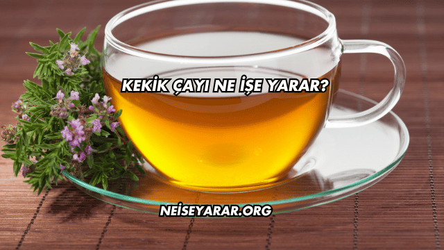 Kekik Çayı Ne İşe Yarar?