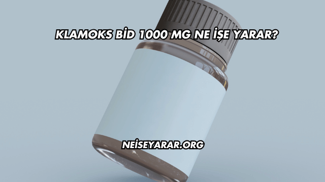 Klamoks Bid 1000 Mg Ne İşe Yarar?