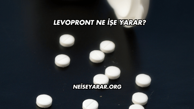 Levopront Ne İşe Yarar?