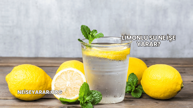Limonlu Su Ne İşe Yarar?