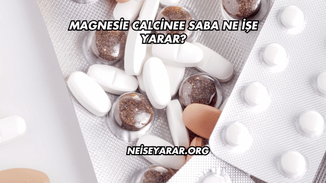 Magnesie Calcinee Saba Ne İşe Yarar?