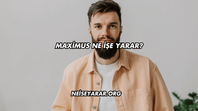 Maximus Ne İşe Yarar?