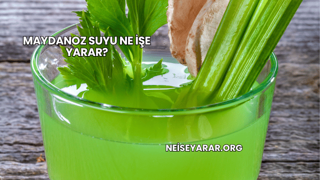 Maydanoz Suyu Ne İşe Yarar?