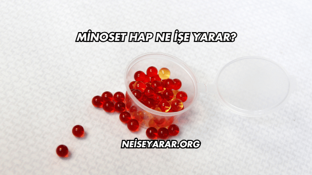 Minoset Hap Ne İşe Yarar?