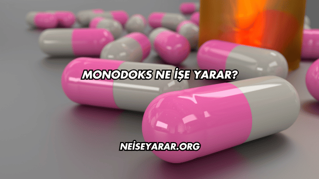 Monodoks Ne İşe Yarar?
