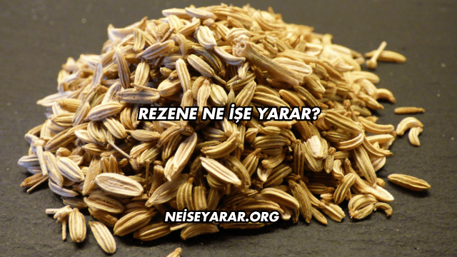 Rezene Ne İşe Yarar?
