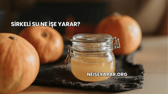 Sirkeli Su Ne İşe Yarar?