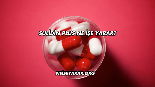 Sulidin Plus Ne İşe Yarar?