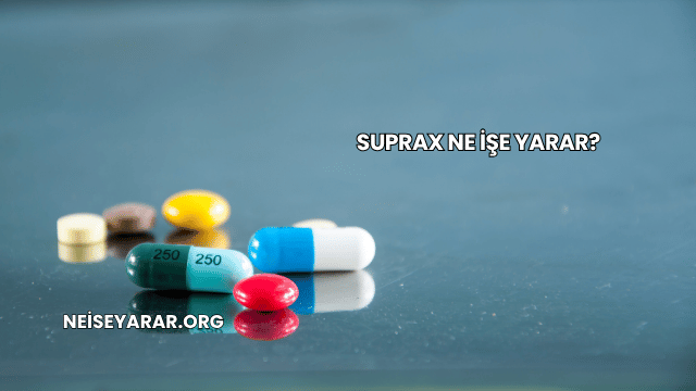 Suprax Ne İşe Yarar?
