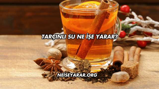 Tarçınlı Su Ne İşe Yarar?