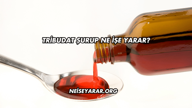Tribudat Şurup Ne İşe Yarar?